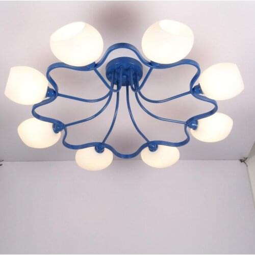 Multiple Chandelier ceiling living room lighting living room lamps modern minimalist led blossom lamp Mediterranean ZX180