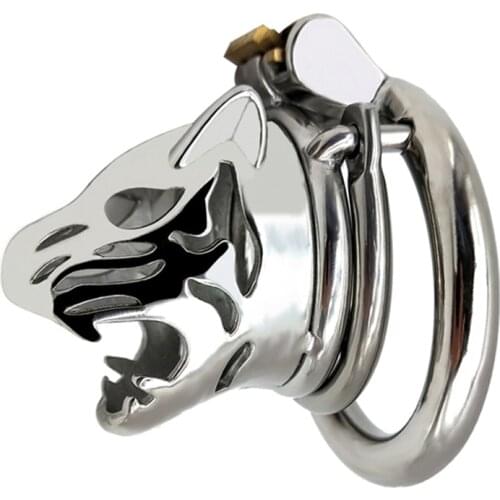 Stainless Steel Stealth Lock Male Chastity Device Cock Cage Fetish Penis Ring Chastity Belt Sex Toys Adult For Men