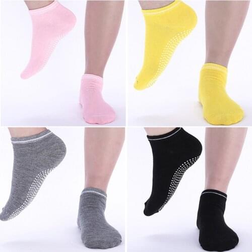 5 pairs pack Trampoline Socks for adult Home Sport Socks Cotton Anti-slip Breathable Floor Socks Yoga Socks Foot Massage