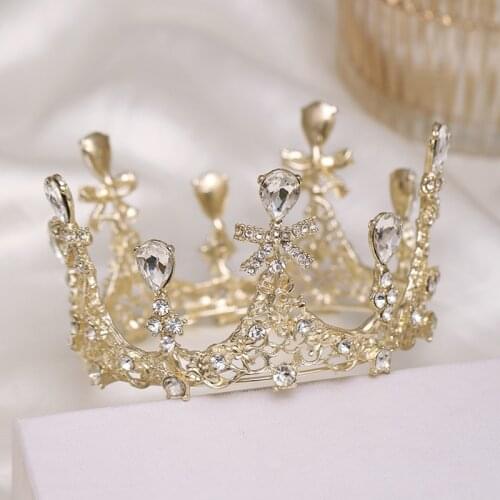 Jeweled Crowns Beautiful Headpiece Wedding Crown Wedding Tiaras Hair Accessories for Prom Birthday Costume Party LB