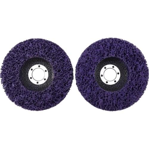 Promotion! 2Pcs 125Mm Poly Strip Disc Abrasive Wheel Paint Rust Removal Clean