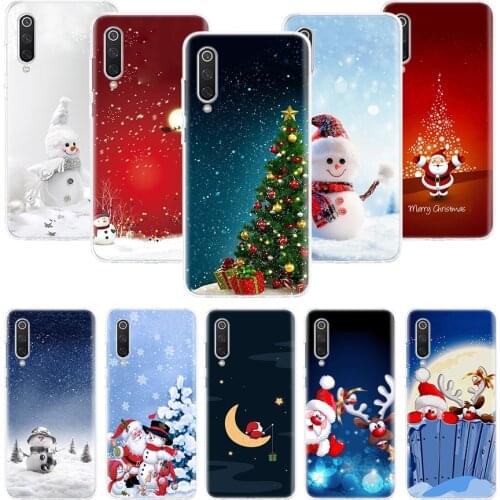 Merry Christmas Santa Claus deer Case for Xiaomi Redmi Note 10 9 9S 8 7 6 8T 8A 7A 6A S2 K30 K20 MI 9 8 CC9 F1 Lite Pro Soft TPU