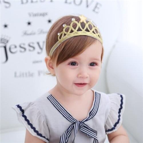 Childrens Star Crown Hair Accessories Hair Band Baby Girl Princess Hair Accessories Newborn Photography Props Headdress