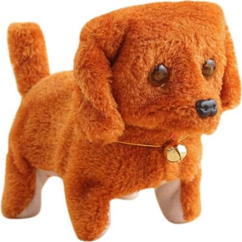 Children Plush Electronic Dog Toy Robot Pets Walking Dog Toys Gift for Kids Birthday AN88