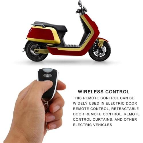 Wireless 3 Buttons RF Remote Control Car Key 433.92 MHz Electric Gate Garage Door Security Keychain Controller LXF-106B