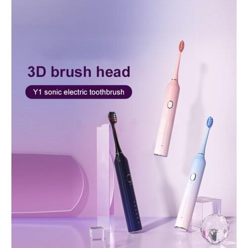 Electric Toothbrush Electric Toothbrush Set Adult Magnetic Levitation Acoustic Wave Charging Mode Smart Soft Toothbrush TSLM1