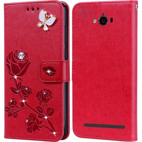 Flip Phone Case Cover for Asus Zenfone Max ZC550KL Z010DD Z010DA Bling Flower 3D Diamond Premium Leather Wallet Case
