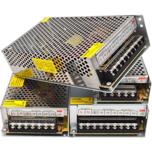 AC Adjustable Power Supply 5V 15V 18V 24V 5A 10A 20A 30A 40A 60A Switching Source 220V to 5V 15V 18V 24V LED Transformer SMPS