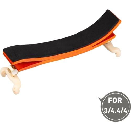 Maple Wooden Adjustable Violin Shoulder Rest for 3/4 4/4 Violins Accessories