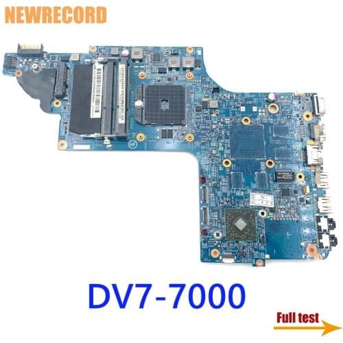 NEWRECORD 682220-001 682220-501 main board For HP Pavilion DV7-7000 DV7-7115NR motherboard 17.3'' DDR3 fully tested