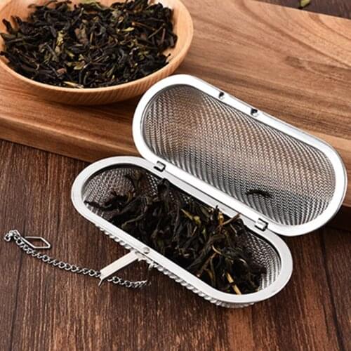 Stainless Steel Reusable Hanging Filter Tea Infuser Herbal Spice Loose Coffee Food Strainer Kitchen Drinkware Accessories