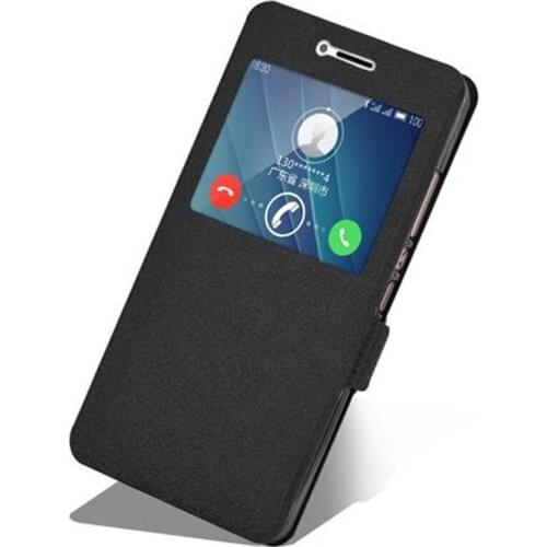 New View window For Huawei honor V8 KNT-AL10 KNT-20 honorV8 cover case Luxury PU leather flip case Protect shell cover case