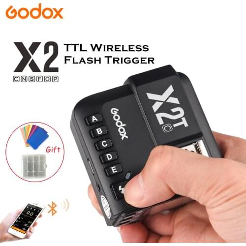 Godox X2T Series TTL HSS Flash Trigger Transmitter X2T-C/N/S/F/O/P For Canon Nikon Sony Olympus Panasonic Fuji Pentax Camera