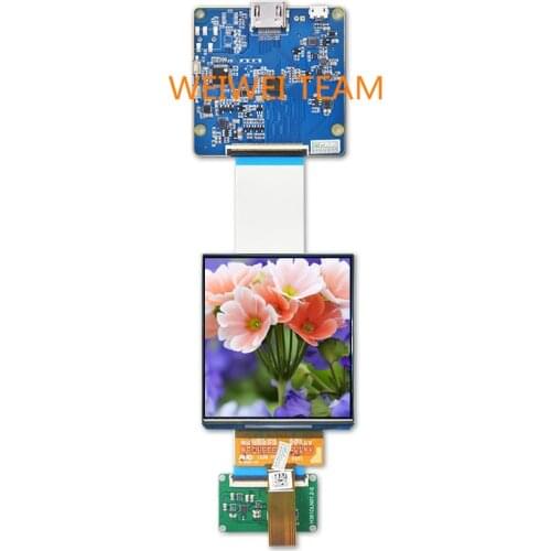 Wisecoco 3.81 inch OLED Screen 1080*1200 AMOLED MIPI Control Board for Virtual Reality VR Headset Hight Brightness DIY Project