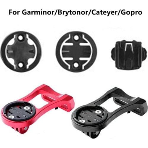 Bike Extension Bracket Bicycle Stem Computer Mount Holder Base For GARMIN Bryton Cateye Stopwatch With Strap Screws Cycling Part