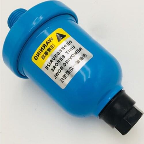 Air Compresss Auto Drainer Pneumatic Air Compressor Valve Automatic Dranier Air Water Trap Aluminum Mini Cup Type
