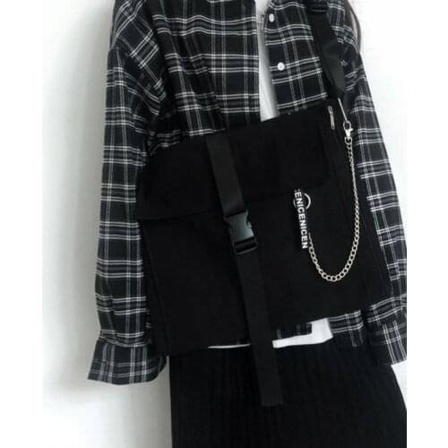 Women Bag Nylon New Fashion Square High-Capacity Shoulder Bags Pures and Bags Crossbody Unisex Laptop Bag Dark Style