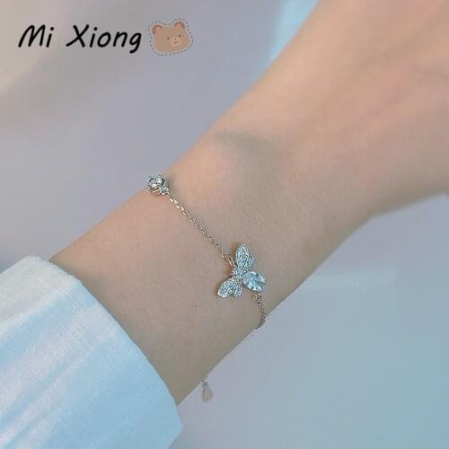 Mi Xiong Sterling Silver 925 Bracelets for Women Luxury Jewelry Fashion Accessories Wedding Party Classic Original Bee Style