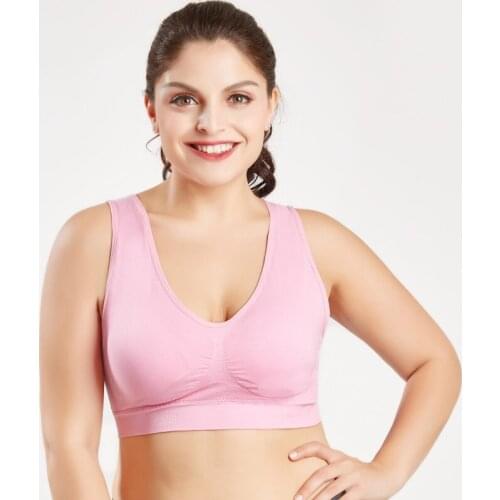 Womens Sport Bras Vest Underwear Padded Crop Tops Female Wire Free Lingeries Fitness Bras