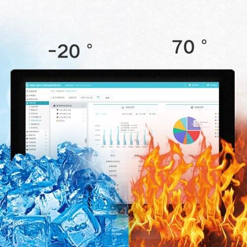 14 Inch Industrial LCD Monitor for Tablet Display Desktop Screen HDMI USB Resistance Touch Screen Buckles Mounting embedded