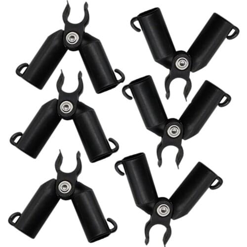 15Pcs Gardening Fasteners Plastic Joint Support Accessories Supporter for Climbing Vines Plants Adjustable Angle 11mm