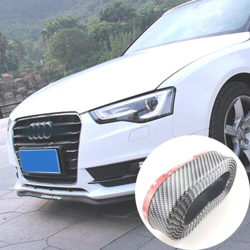 2.5M Car Bumper Lip Stickers Protectors for Honda CRV Accord Odeysey Crosstour FIT Jazz City Civic JADE Crider Spirior Ciimo