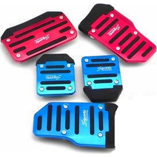 50% Dropshipping!!Car Non-slip Pedal Manual Car Brake Clutch Accelerator Alloy Antiskid Foot Treadle