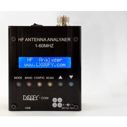 Bluetooth Shortwave antenna analyzer Testable standing wave impedance Capacitance Connected Computer Antenna Test frequency