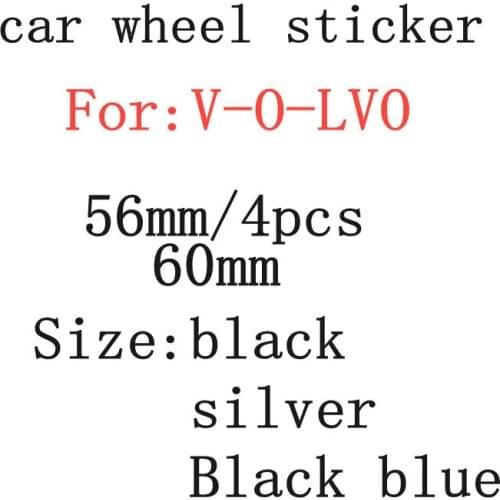 4pcs 56mm 60mm Car emblem Wheel Center hub Caps Badge covers wheel sticker car Styling accessories