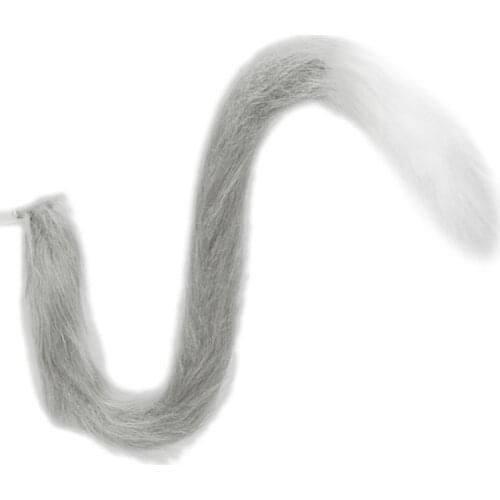 Adults Kids Cosplay Anime Fluffy Plush Long Cat Tail Fancy Dress Accessories Halloween Party Costume Prop