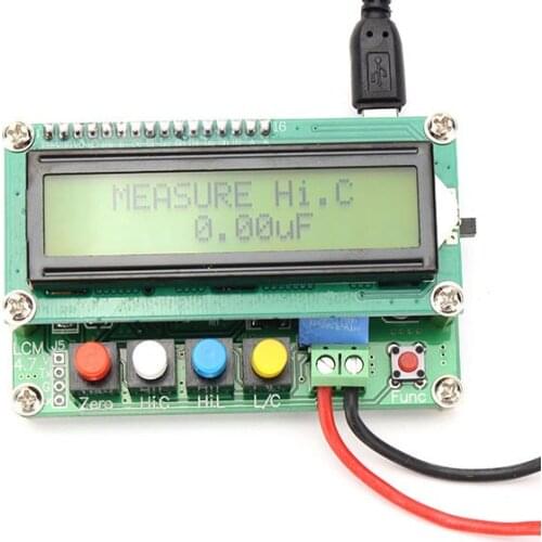 LC100-A LC Meter 1uH-100H Inductance 1pF-100mF Capacitance Table Free Shipping