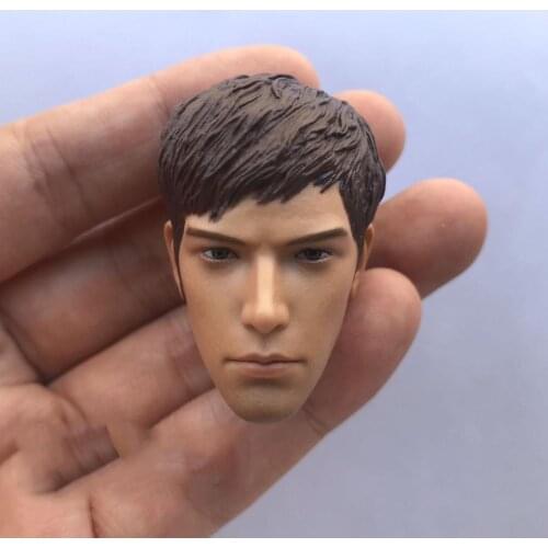 Scale 1/6 Lightspeed Kid Head Sculpture Saint Monk with Money Handsome Guy Quan For 12" Soldier Figures