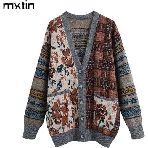 Женские повседневные кардиганы Mxtin China At AliExpress