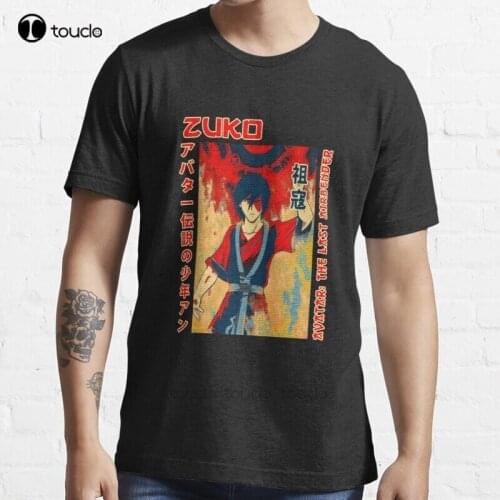 New The Last Airbender Avatar Action Anime Zuko Funny Art T-Shirt Cotton Men Tee Shirt