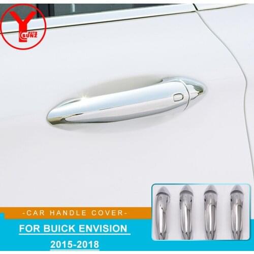 Door handle Trim Chromium Exterior Car Hand Catch Cover Protector Decoration For Buick Envision 2015 2016 2017 2018 YCSUNZ