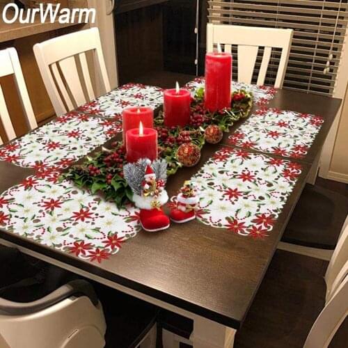 Ourwarm New Year Tablecloths On The Table