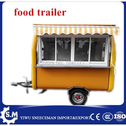 Mobile Heavy Duty Catering Trailer Cart Food Service, Vending Food Concesion Food Cart Indoor Outdoor Kiosk Buffet
