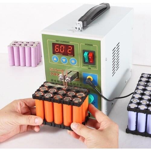Sunkko 787A+ Battery Spot Welder Pulse Welding Machine for 18650 Lithium-ion Battery Packs 787A+ 1 set Electric cautery pen