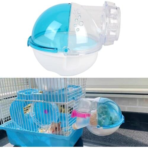 Small Animals Toilet For Hamster Mouse Pet Hamster Small Animal Bath Sand Room House Pets Hamster Mouse Bathroom Cage Box