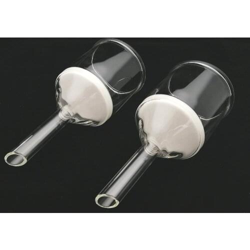 1pcs 35ml-2000ml filtering Sand core funnel Sintered glass funnel with G3(G1/G2/G4/G5 replaceable)Sand core