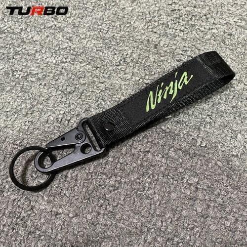 Kawasaki Ninja125 ninja250 ninja300 ninja400 ninja650 ninj1000 ZX10R ZX14R H2 H2R Motorcycle Embroidery Badge Keychain Keyring