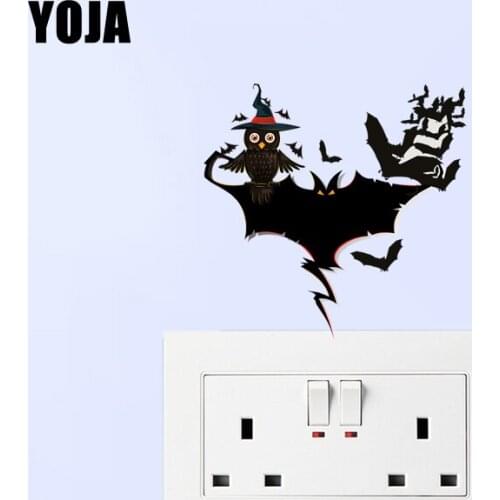 YOJA Little Bats And Owls Owl Switch Decor Living Room Bedroom Wall Personalized 10SS0280