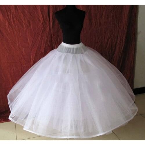 Hot Sell 8 Layers Big TuTu Boneless Skirt Bride Wedding Petticoat Womens Underskirt For Wedding Dress