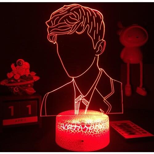 3d LED Lamp Troye Sivan Night Light for Fans Home Decoration Colorful Nightlight Gift Dropshipping Troye Sivan Mellet