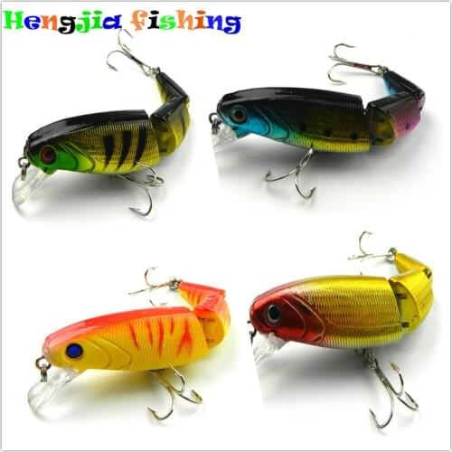 50pcs 10.5CM 14G 6# hooks Jointed Hard plasitc minnow fishing Baits pike bass peche trout fishing lures pesca fishing tackles