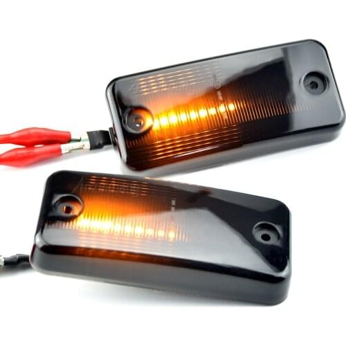 6pcs For Iveco Fiat Ducato Citroen Relay Peugeot Boxer Renault VOLVO MAN Dynamic Flowing LED Side Marker Light