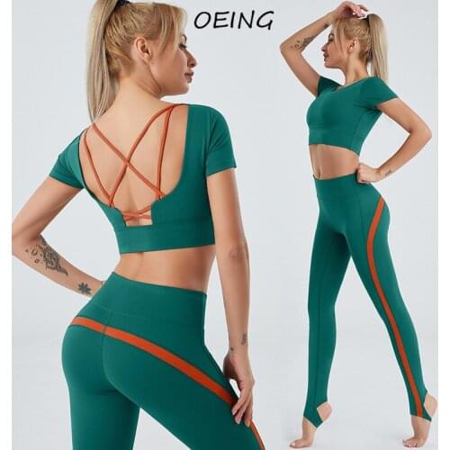 Seamless Yoga Set Women Gym Fitness Clothing Sportswear Sports Bra High Waist Gym Leggings Sports Suits Yoga Suits