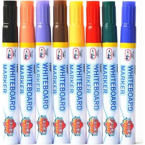 Color erasable pen 8 color set whiteboard pen