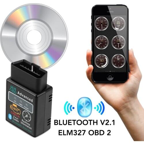 ELM327 V2.1 OBD2 II Bluetooth Car Diagnostic for Lada Granta Largus Kalina 4*4 Priora 2110 for BMW E46 E60 E90 E91 E92 E93 F30