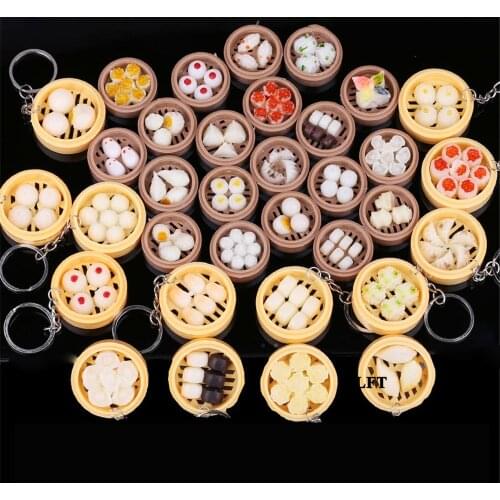 Store shop Kitchen decor props simulation steamed stuffed bun bread boiled dumpling twisted roll fake steamer food model